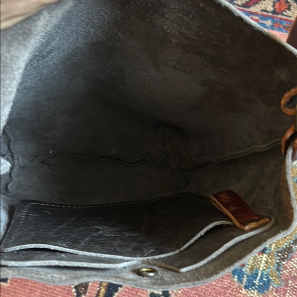 New Handmade Brownish Gray Leather Crossbody from Etsy Small Business - Picture 4 of 8